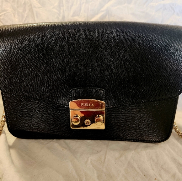 Furla black leather metropolis crossbody - Picture 8 of 14